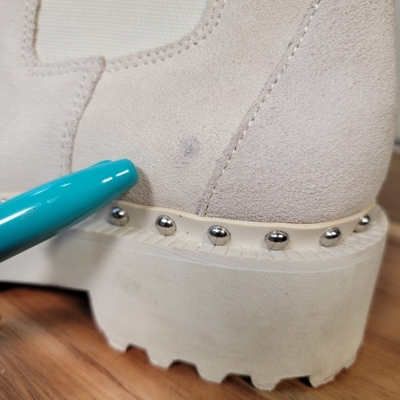 Vince Camuto Meendey Platform Chelsea Boot Chunky Lug Sole Heels Size 7 - Picture 10 of 17